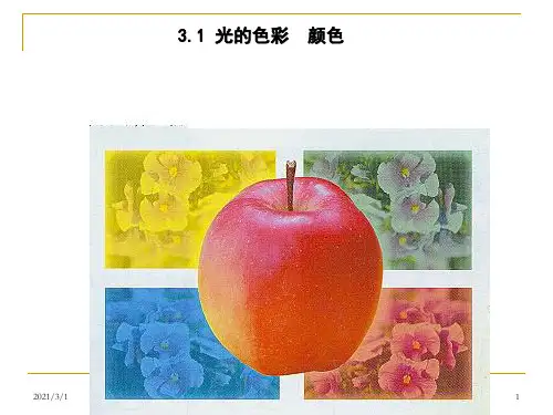 初中物理《光的色彩、颜色》ppt14PPT精品课件