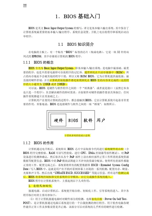 1.BIOS基础入门