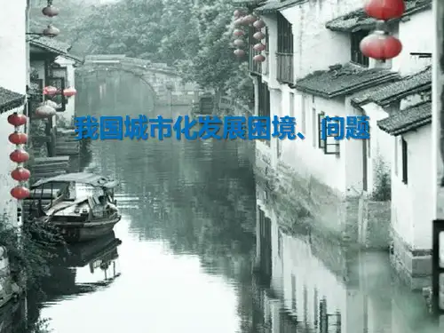 我国城市化发展困境、问题