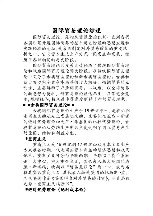 国际贸易理论 2