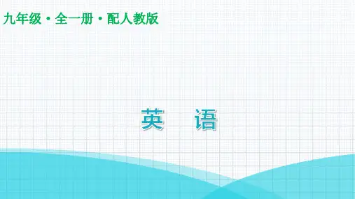 最新人教版九年级全一册英语Unit 2第四课时Section B (1a~2e)
