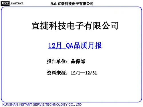品保IPQC月报