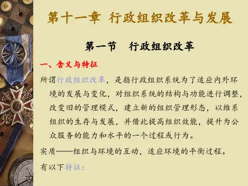 第十一章行政组织改革与发展.pptx