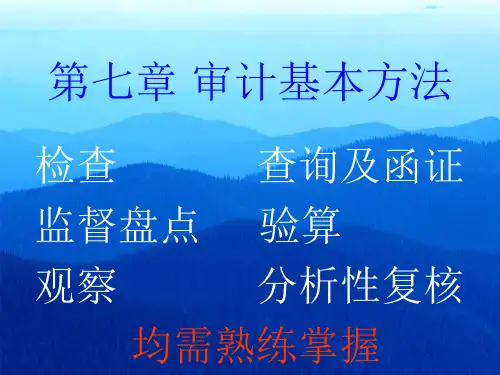 审计基本方法.pptx