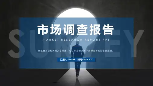 生鲜产品市场调查报告ppt