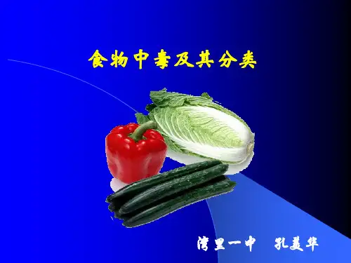 食物中毒及其分类.ppt