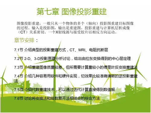 图像处理第7章 图像投影重建