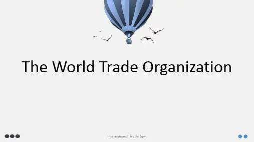 国际贸易法英文版双语教学课件Chapter 2