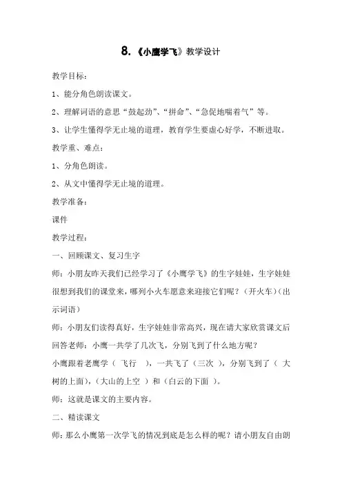 小鹰学飞
