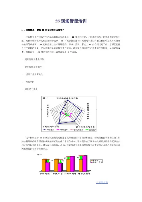 5S现场管理培训