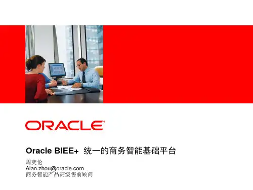 Oracle BIEE+ 统一的商务智能基础平台