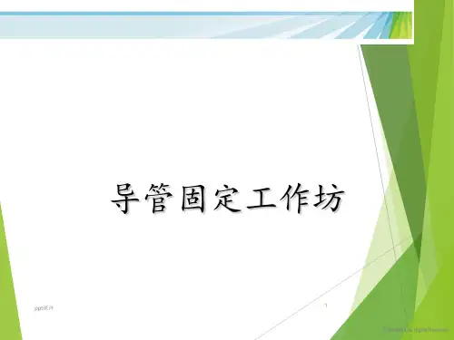 导管固定  ppt课件