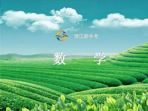 2019年浙江新中考数学第2课时 整式 64页PPT