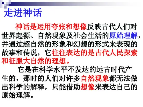 《夸父逐日》PPT