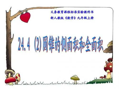 24、圆-圆锥的侧面积和全面积