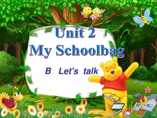 pep新版四年级上册Unit2 第5课时B Lets talk课件