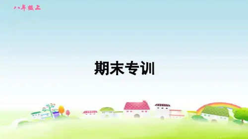 新人教版八年级英语上册 期末专项复习 完形填空专训【习题课件】