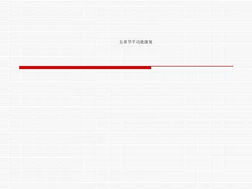 五章节手功能康复