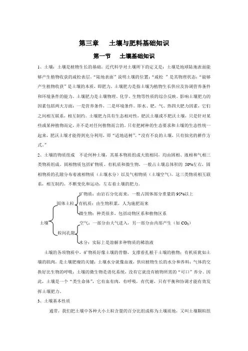 第三章土壤与肥料基础知识