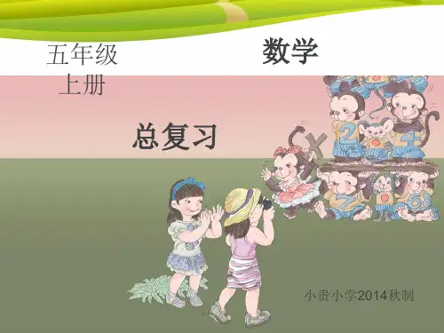 新人教版五年级数学上册总复习完整版