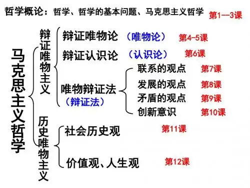 政治高考一轮唯物论复习
