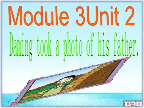 外研版(三起)英语五年级上册Module 3 Unit 2 Damimg took a photo-of-his-father公开课PPT课件