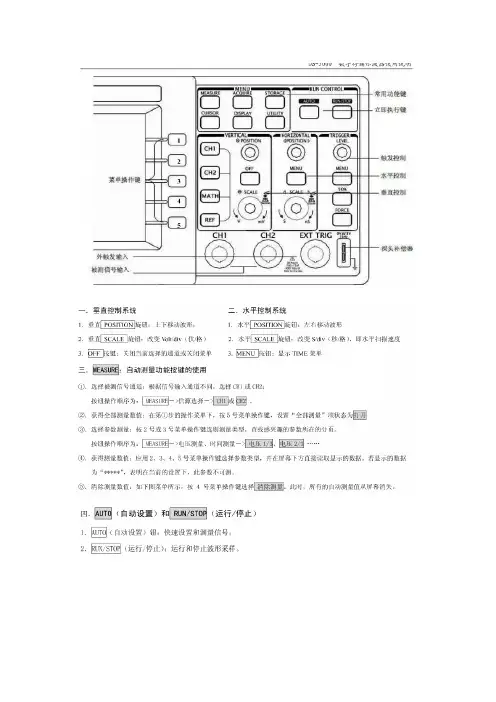 仪器使用资料