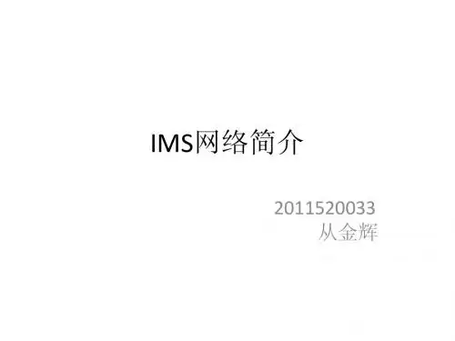 IMS网络简介