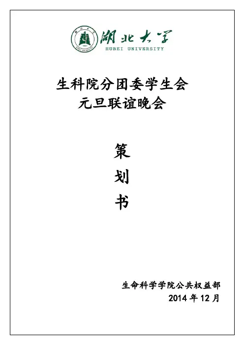 联谊晚会策划