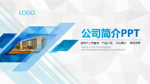 公司简介ppt模板