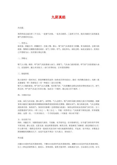 九阴真经