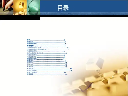 产品设计报告书22页PPT