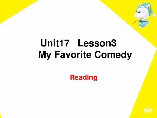 lesson 3 my favourite comedy北师大版本高中英语课件
