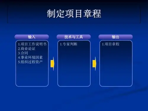 最新-系统集成项目管理工程师重点背诵之-42个过程组输入输出-PPT文档资料