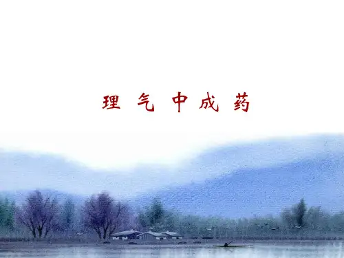 理气类中成药
