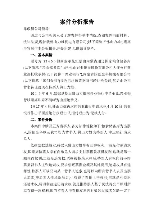 案件分析报告