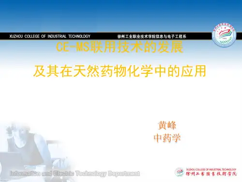 CE-MS联用技术的发展及其在天然药物分析中的应用