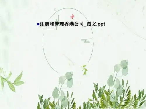 注册和管理香港公司_图文