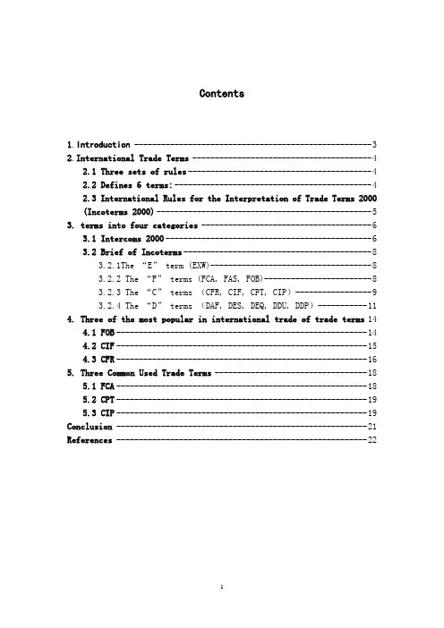 Contents
