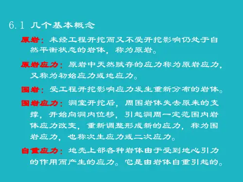 岩体的初始应力状态