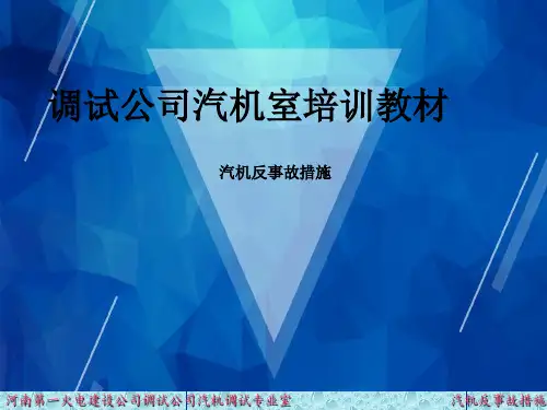 汽机反事故 精品讲义