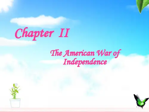 Chapter II 美国独立战争