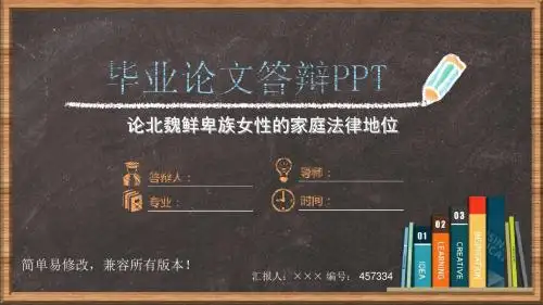 中南财经政法大学本科毕业论文开题报告书答辩ppt模板