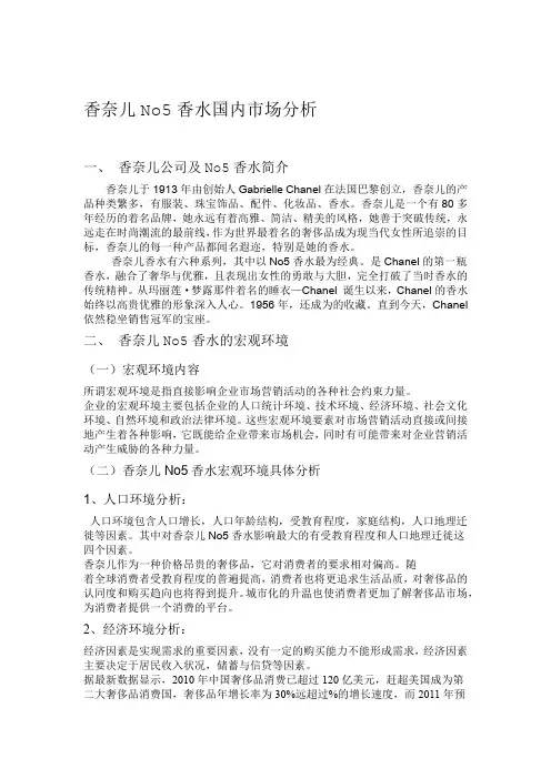 香奈儿市场分析
