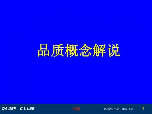 品质的概念