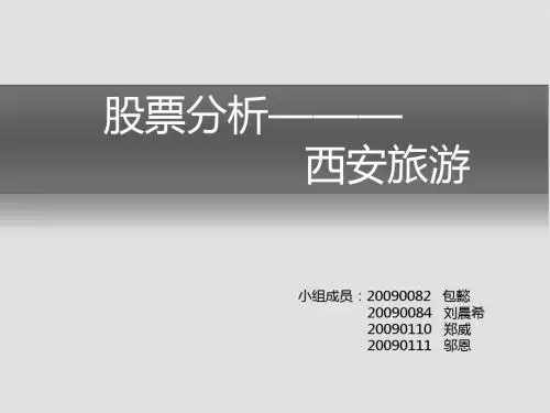 西安旅游投资分析