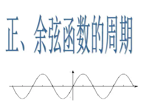 三角函数的周期性(2019年9月整理)