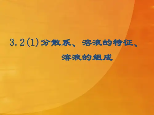 沪教九年级化学上册 3.2溶液 课件_3