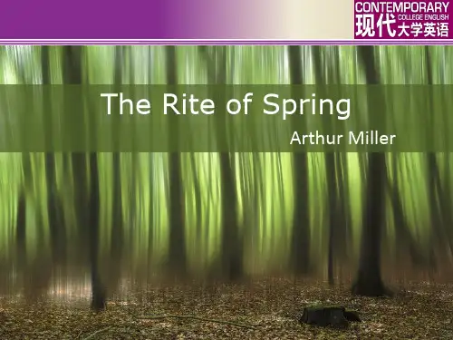 the rite of spring