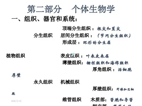 (5)第二部分个体生物学